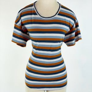 Madewell striped whisper cotton tee XL